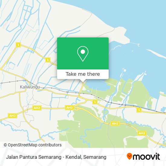 Jalan Pantura Semarang - Kendal map