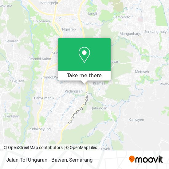 Jalan Tol Ungaran - Bawen map