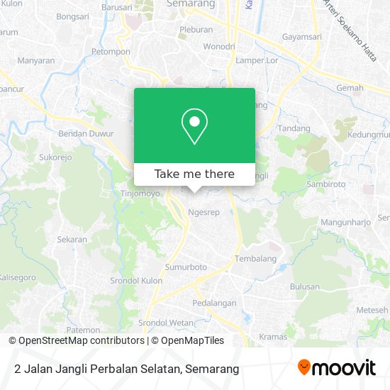 2 Jalan Jangli Perbalan Selatan map