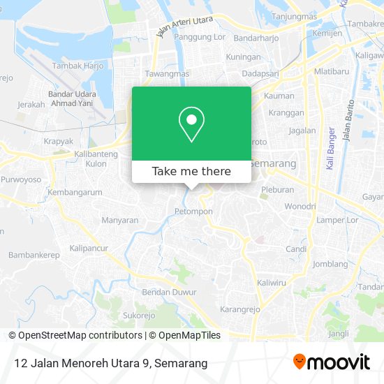 12 Jalan Menoreh Utara 9 map