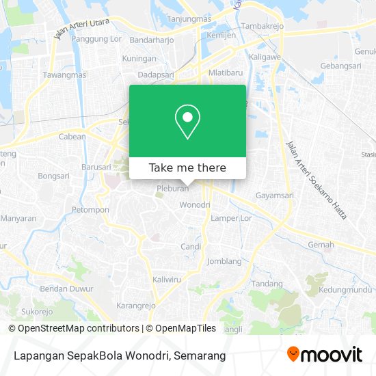Lapangan SepakBola Wonodri map