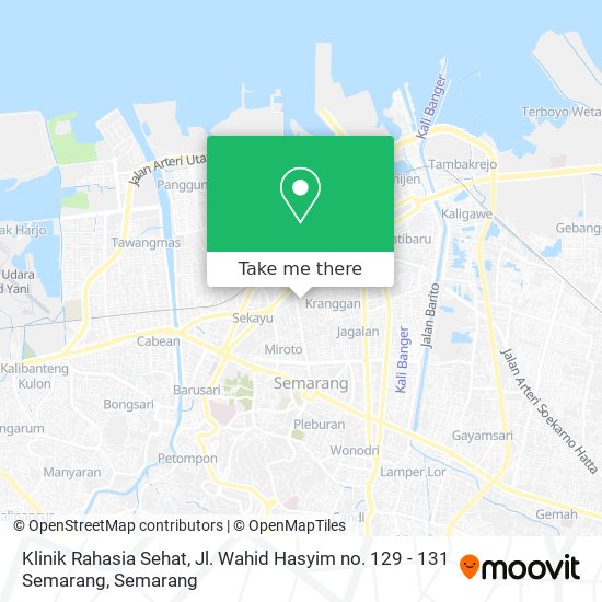 Klinik Rahasia Sehat,  Jl. Wahid Hasyim no. 129 - 131 Semarang map