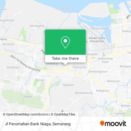 Jl Perumahan Bank Niaga map