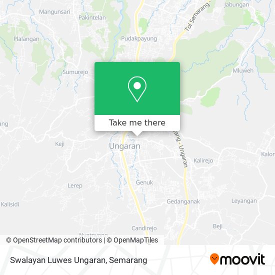 Swalayan Luwes Ungaran map