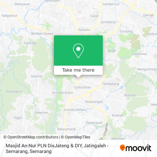 Masjid An-Nur  PLN DisJateng & DIY, Jatingaleh - Semarang map