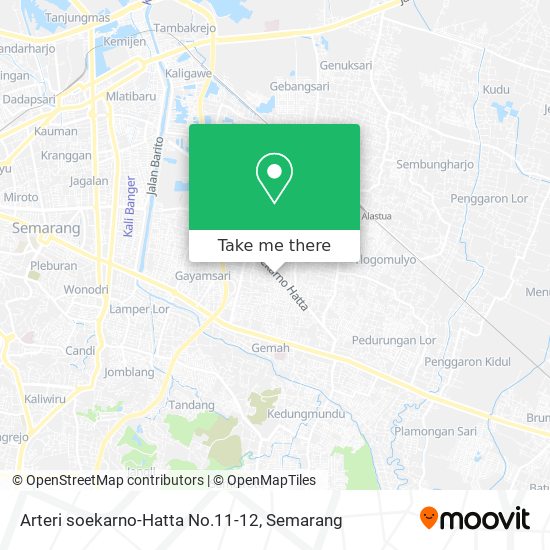 Arteri soekarno-Hatta No.11-12 map