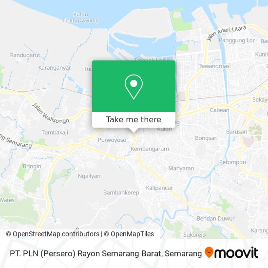 PT. PLN (Persero) Rayon Semarang Barat map