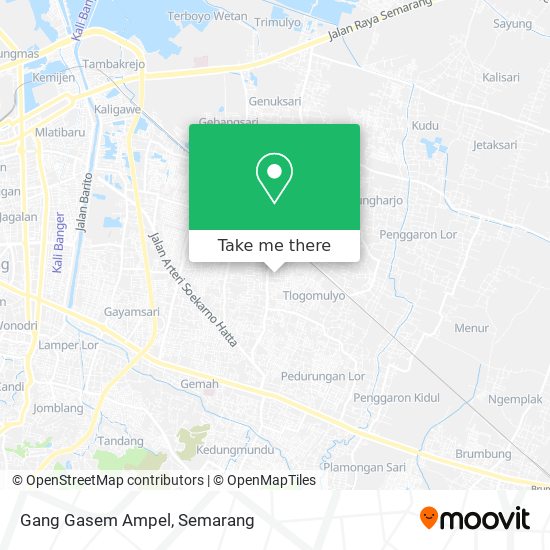 Gang Gasem Ampel map