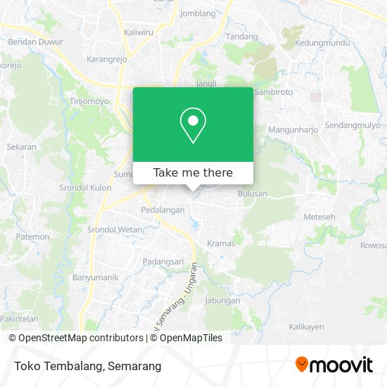 Toko Tembalang map
