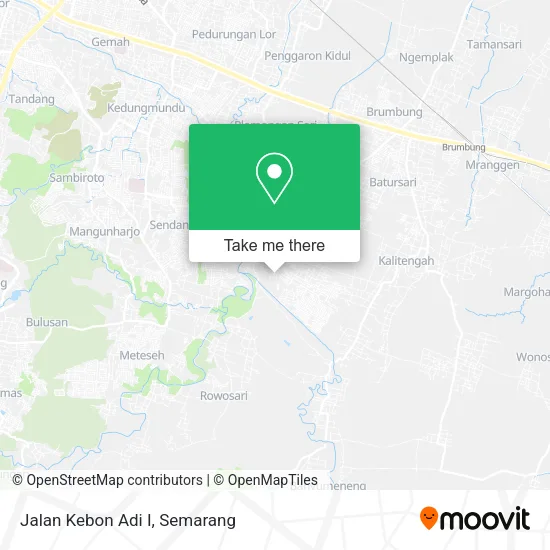 Jalan Kebon Adi I map