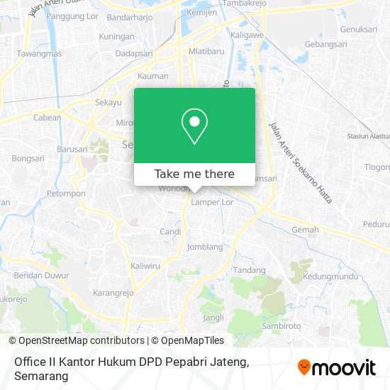 Office II Kantor Hukum DPD Pepabri Jateng map