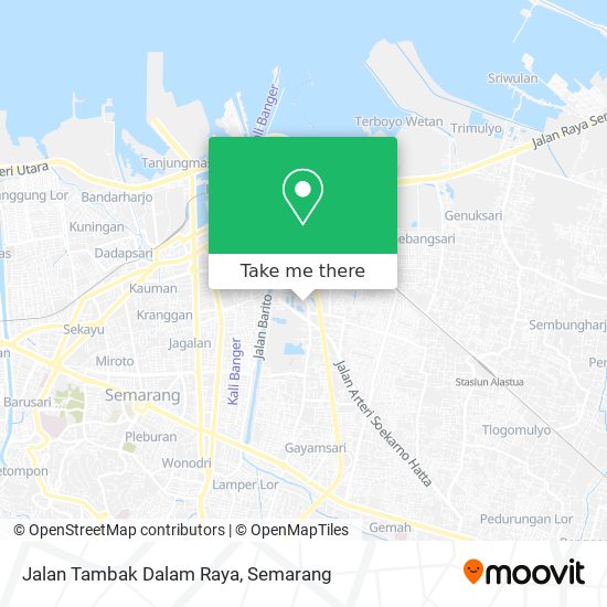 Jalan Tambak Dalam Raya map