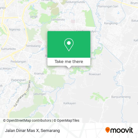 Jalan Dinar Mas X map