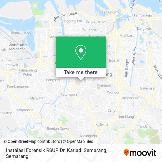 Instalasi Forensik RSUP Dr. Kariadi Semarang map