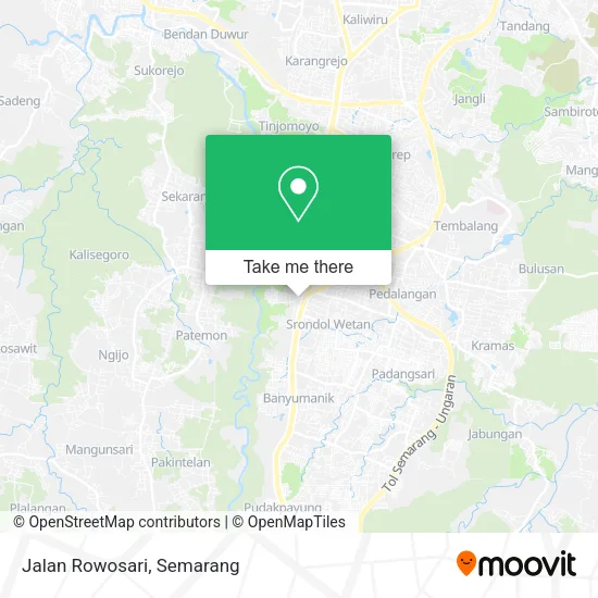 Jalan Rowosari map