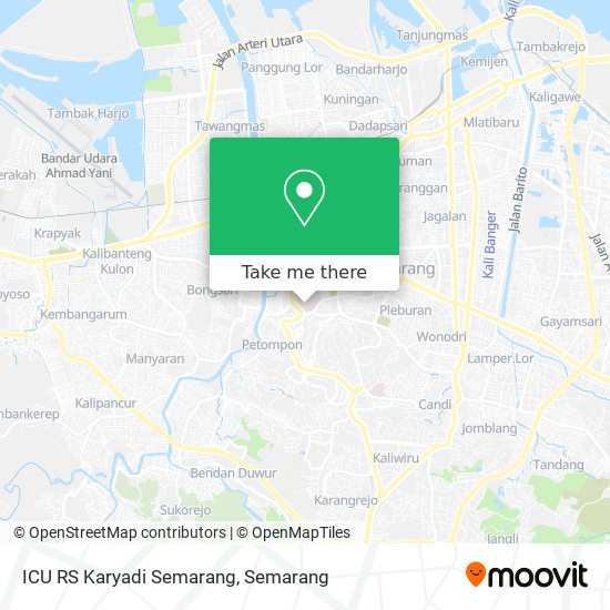 ICU RS Karyadi Semarang map
