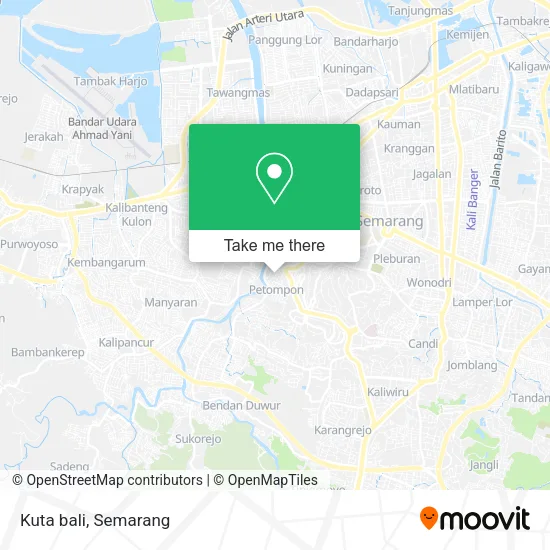 Kuta bali map