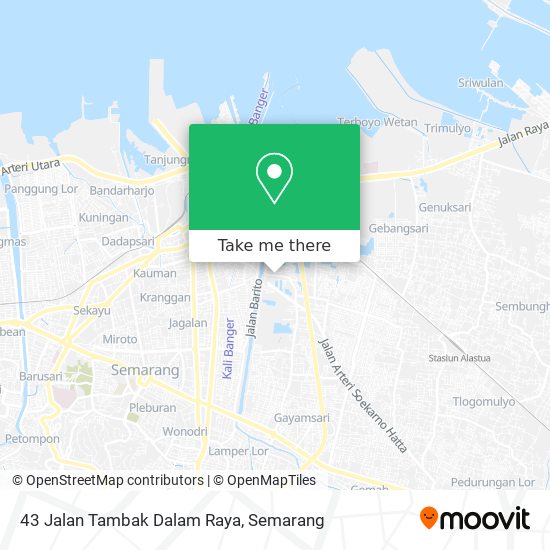 43 Jalan Tambak Dalam Raya map