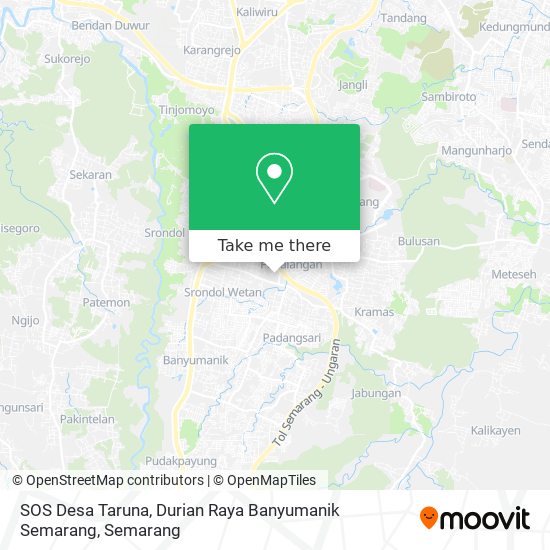 SOS Desa Taruna, Durian Raya Banyumanik Semarang map