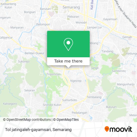 Tol jatingaleh-gayamsari map