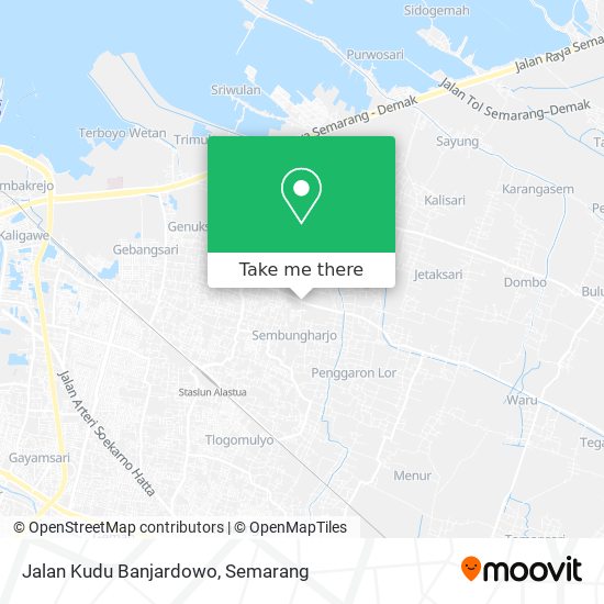 Jalan Kudu Banjardowo map