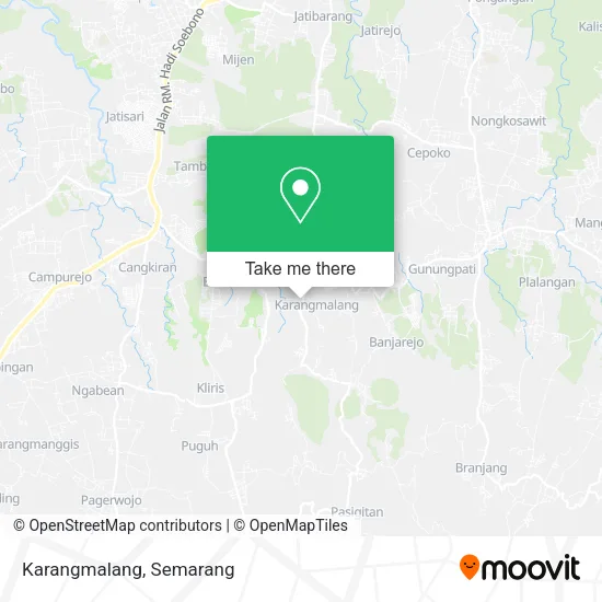 Karangmalang map