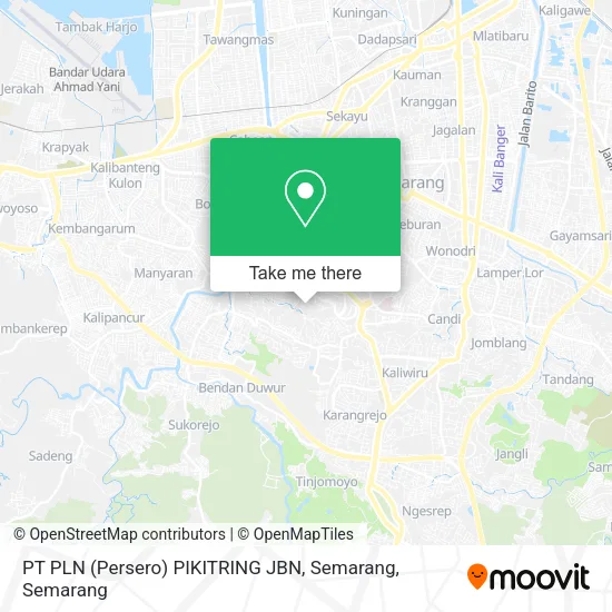 PT PLN (Persero) PIKITRING JBN, Semarang map