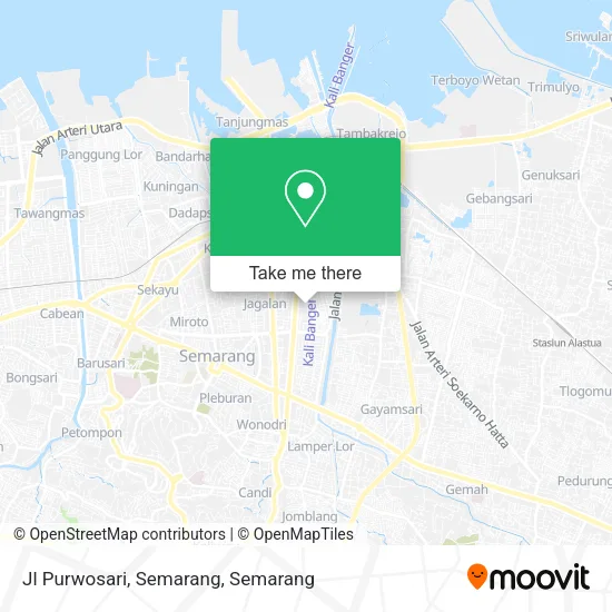 Jl Purwosari, Semarang map