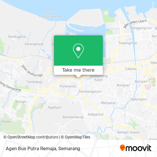 Agen Bus Putra Remaja map