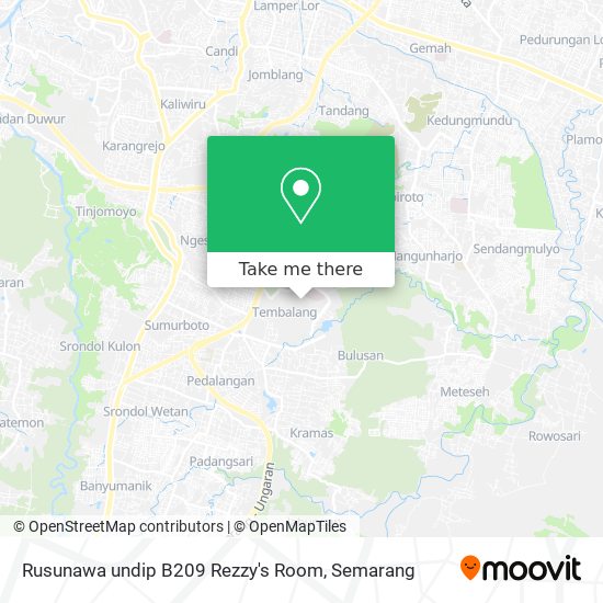 Rusunawa undip B209 Rezzy's Room map