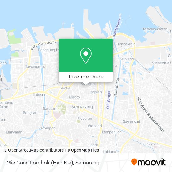 Mie Gang Lombok (Hap Kie) map