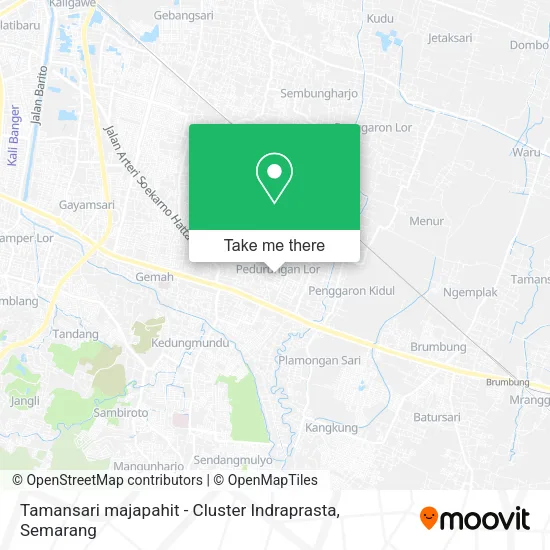 Tamansari majapahit - Cluster Indraprasta map