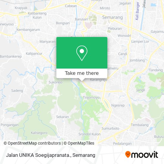 Jalan UNIKA Soegijapranata. map