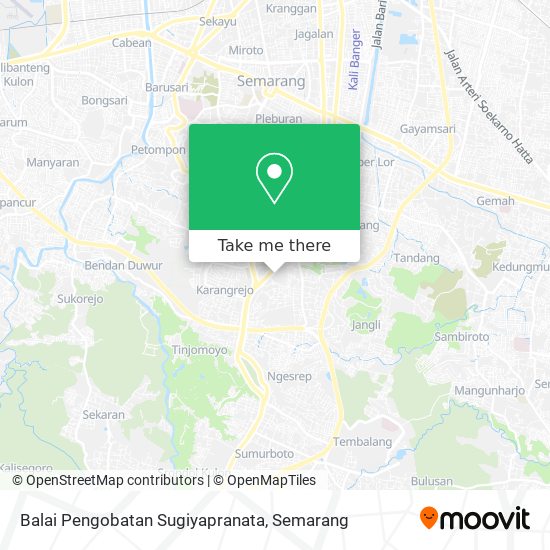Balai Pengobatan Sugiyapranata map