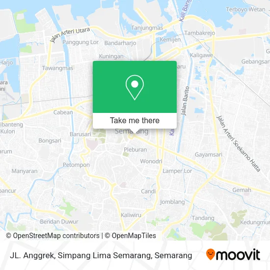 JL. Anggrek, Simpang Lima Semarang map