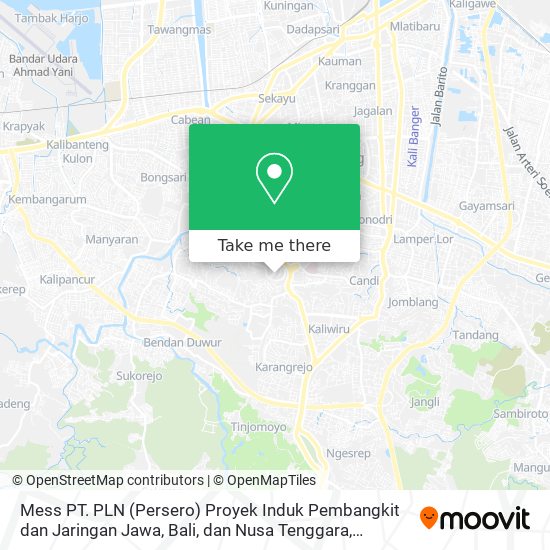Mess PT. PLN (Persero) Proyek Induk Pembangkit dan Jaringan Jawa, Bali, dan Nusa Tenggara map