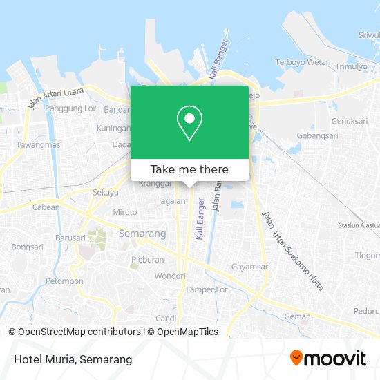 Hotel Muria map