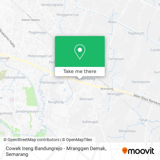 Cowek Ireng Bandungrejo - Mranggen Demak map