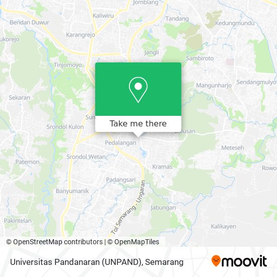 Universitas Pandanaran (UNPAND) map