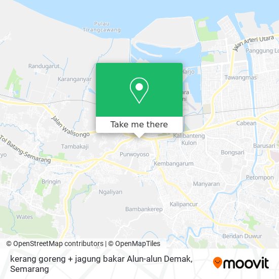 kerang goreng + jagung bakar Alun-alun Demak map