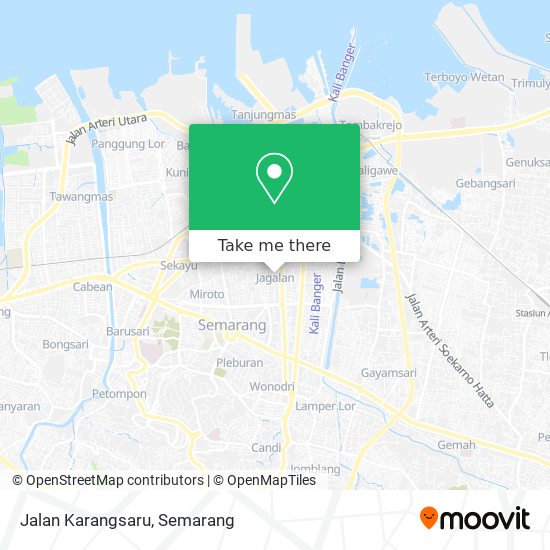 Jalan Karangsaru map