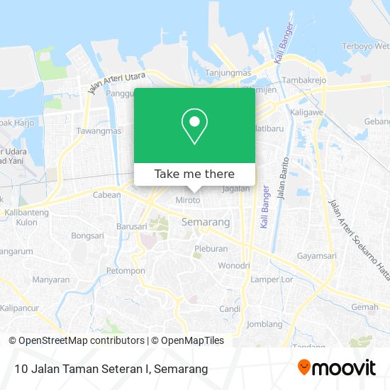 10 Jalan Taman Seteran I map