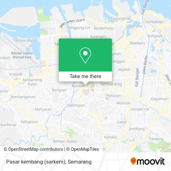 Pasar kembang (sarkem) map