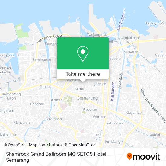 Shamrock Grand Ballroom MG SETOS Hotel map