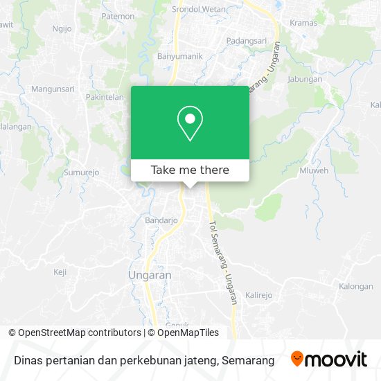 Dinas pertanian dan perkebunan jateng map