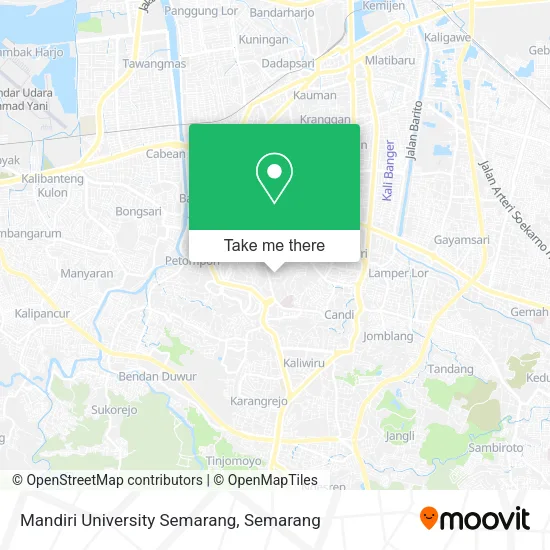 Mandiri University Semarang map