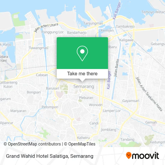 Grand Wahid Hotel Salatiga map