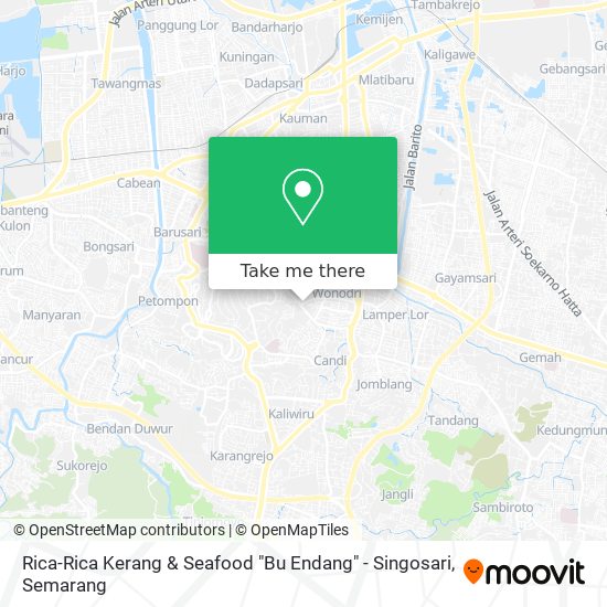 Rica-Rica Kerang & Seafood "Bu Endang" - Singosari map
