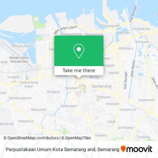Perpustakaan Umum Kota Semarang and map