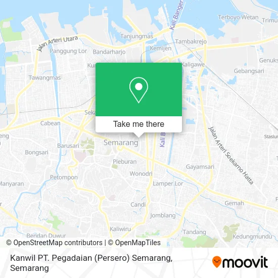 Kanwil PT. Pegadaian (Persero) Semarang map